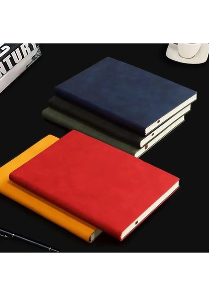 Siyah Stil A6 Taşınabilir Defterler A6 Gezgin Günlükleri Okul Ofisi Toplantı Kayıt Defteri, Yumuşak Deri Günlükler, 160 Sayfa, 80 Gsm, Gündem 2022 (Yurt Dışından)