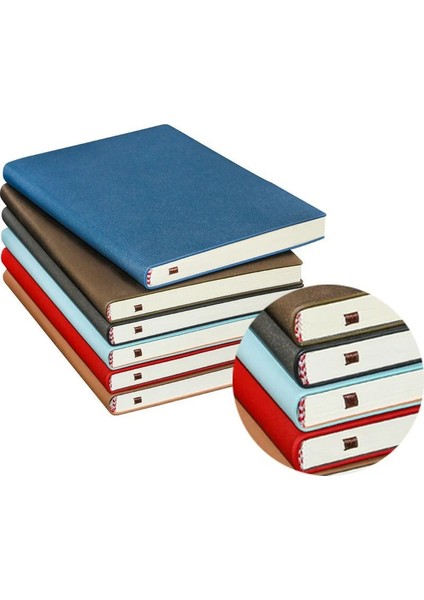 Siyah Stil A6 Taşınabilir Defterler A6 Gezgin Günlükleri Okul Ofisi Toplantı Kayıt Defteri, Yumuşak Deri Günlükler, 160 Sayfa, 80 Gsm, Gündem 2022 (Yurt Dışından)
