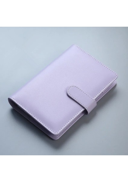 Bir Stil A6 Macaron Renk A5 A6 6 Halka Bağlayıcı Pu Klipsli Defter Deri Gevşek Yaprak Defter Kılıfı Defterler Dergisi Kawaii Kırtasiye (Yurt Dışından)