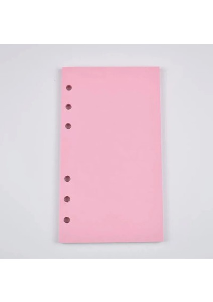 Pembe Boş Stil A6 A5 A6 Gevşek Yaprak Kawaeets Gevşek Yapraklı Defter Kağıdı Dolum Spiral Bağlayıcı Indeks Iç Sayfa Günlük Aylık Haftalık Gündem (Yurt Dışından)