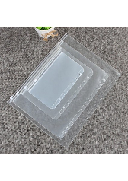 Fermuarlı Çanta Stili A5 6 Delik Planner Journal Bölücüler Üst Sekme A5 A6 A7 B5 A4, Siyah Kraft Beyaz Indeks Ayırıcı Kağıt Panosu (Yurt Dışından)