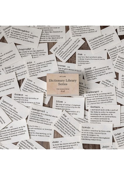 D Stili Mr Paper 8 Tasarım Sözlükleri Kitaplık Serisi Kelime Bilgisi Not Defteri Not Defteri Gevşek Yapraklı Not Defteri Günlük Yaratıcı Yazma Not Defteri (Yurt Dışından)