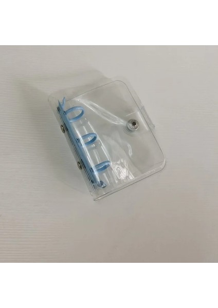 Sadece Mavi Kapak Stili 6X8CM Mini Renkli Dolum Levhaları 3 Delikli Gevşek Yapraklı Cep Günlüğü Kağıtların Içinde Izgara Boş 60 Sayfa (Yurt Dışından)