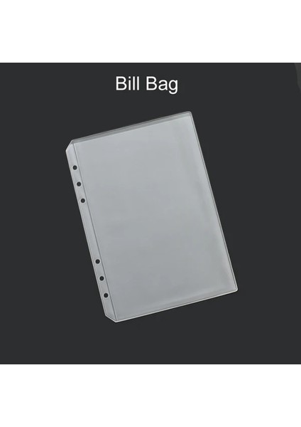 Fatura Çanta Stili A6 Maotu Gevşek Yaprak Pvc Saklama Çantası Etiket Bilet Kartı Organizatör Çanta Flap ile A5 A6 Spiral Defter Günlüğü Bobin Halka Bağlayıcı Dolgu (Yurt Dışından)
