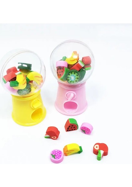 Rastgele Renk-Hayvan Stili Çocuklar Silgi Sevimli Meyve Hayvan Şekilli Şeker Makinesi Mini Kauçuk Kawaii Öğrencileri Kırtasiye Okul Düzeltme Malzemeleri (Yurt Dışından)