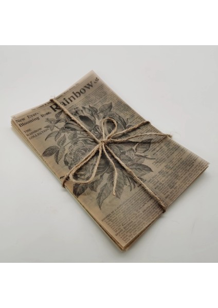 No.6 Tarzı Vintage Karışık Kağıt Kolaj Scrapbooking Dergisi Malzeme Kartı Yapımı Dıy Retro Botanik Enstitüsü Yaratıcı Memo Kırtasiye (Yurt Dışından) indirimleri