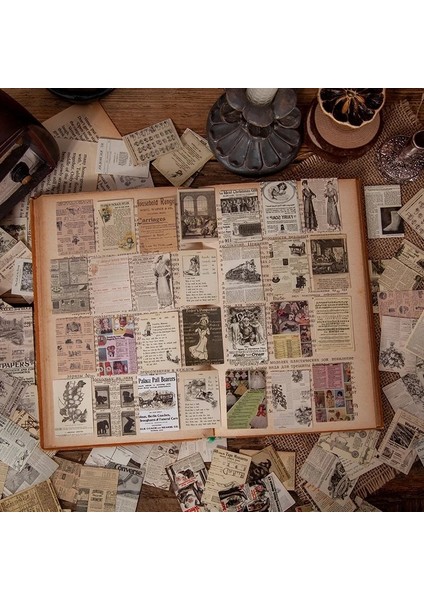D Stili Vintage Kağıt Mini Kitap Kraft Kartları Decoratio Için Scrapbooking Kırtasiye Lomo Kartları Dıy Kağıt Dergisi Etiket Etiket (Yurt Dışından) fırsatları