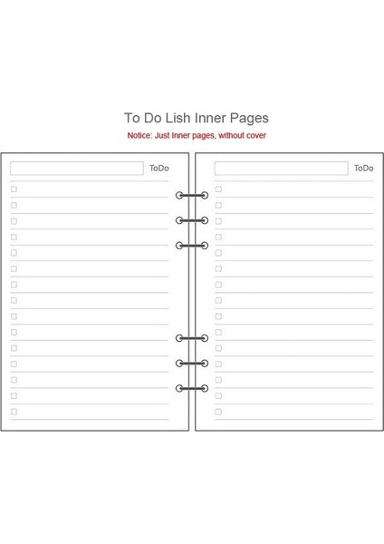 Yapılacaklar Listesi Stili A6 Yaratıcı A5 A6 A7 Renkli Defter Dizin Sayfası Mat Kapak Spiral Günlük Planlayıcı Kağıt Not Defteri Kategori Sayfaları Kırtasiye (Yurt Dışından)