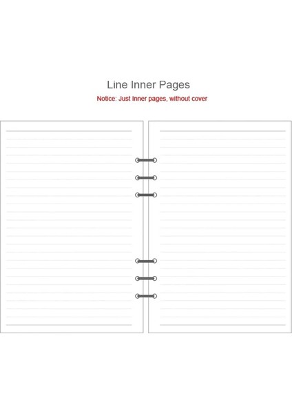Çizgi Stili A6 Yaratıcı A5 A6 A7 Renkli Defter Dizin Sayfası Mat Kapak Spiral Günlük Planlayıcı Kağıt Not Defteri Kategori Sayfaları Kırtasiye (Yurt Dışından)