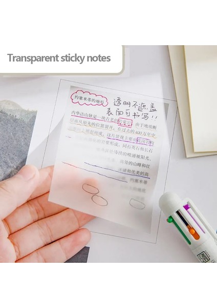 70X95MM Stili Ayı Kawaii Temizle Yapışkan Notlar Seti Eets Su Geçirmez Yapışkanlı Not Defteri Yayınlandı Kırtasiye Çıkartmaları Okul Ofis Malzemeleri (Yurt Dışından) fırsatları