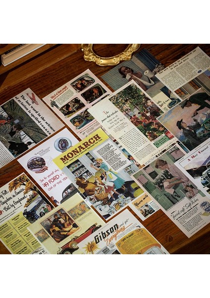 E Stili Journamm Ack Scrapbooking Için Vintage Stil Malzeme Kağıt Deco Önemsiz Dergisi Dıy Yaratıcı Kırtasiye Dekorasyon Kağıdı (Yurt Dışından) fırsatları
