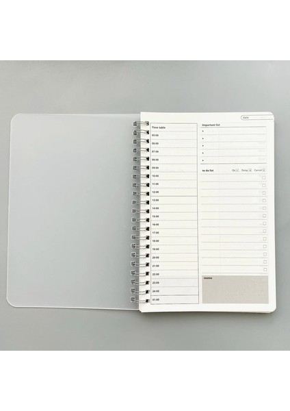 Pp Günlük Plan Stili Yaratıcı Defterler Gündemler Günlüğü Öğrenciler Için Haftalık Aylık Planlayıcı Spiral Organizatör Kitap Kraft Takvim Kağıt Ofis Malzemeleri (Yurt Dışından)