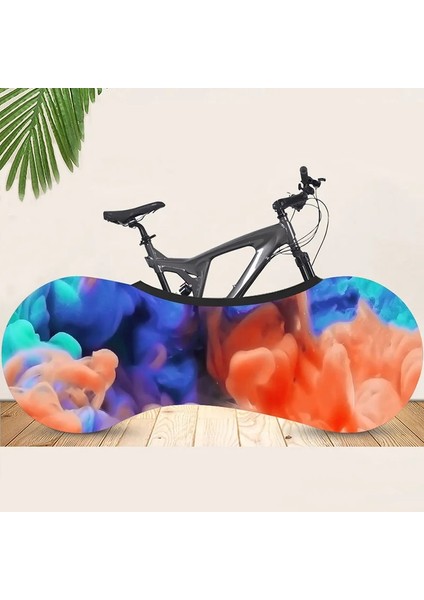 No.7 Tarzı Hssee Güzel Manzara Serisi Bisiklet Elastik Kapak 26 "-28" Mtb Yol Bisikleti Kapalı Tozluk Kurulumu Kolaydır (Yurt Dışından)