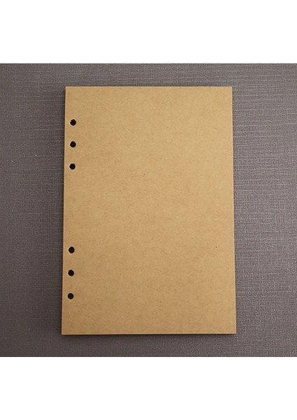 Sarı Zanaat Tarzı A6 45 Yaprak Halka Defter Ek Doldurma 6 Delik Gevşek Yaprak Kağıtları Dergiler A5 A6 Spiral Günlük Planlayıcı Iç Çekirdek Kağıtları (Yurt Dışından)