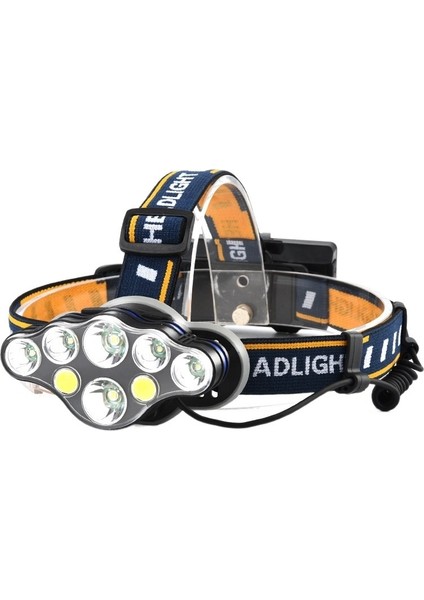 Başa Takılan Led+Cob Far (Yurt Dışından)