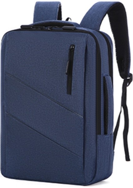 Erkek Büyük Kapasiteli Sırt Çantası USB Arayüzü Çok Fonksiyonlu Banliyö Sırt Çantası Açık Kısa Mesafe Erkek Iş Bilgisayarı Sırt Çantası (Yurt Dışından)