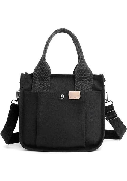 Kadın Taşınabilir Kanvas Çapraz Vücut Şık Iş Çantası (Yurt Dışından)