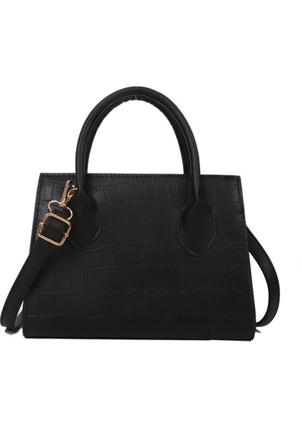 Retro Doku Basit Taş Desenli Crossbody Çanta (Yurt Dışından)