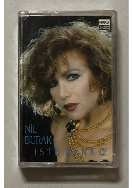 Nil Burak Işte Banko Kaset (Jelatininde Sıfır Orjinal Dönem Baskı Kaset)