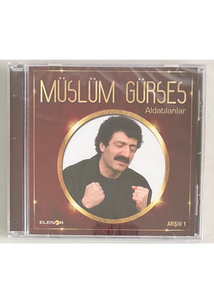 Müslüm Gürses Aldatılanlar Arşiv 1 CD (Jelatininde Sıfır Orjinal Cd)