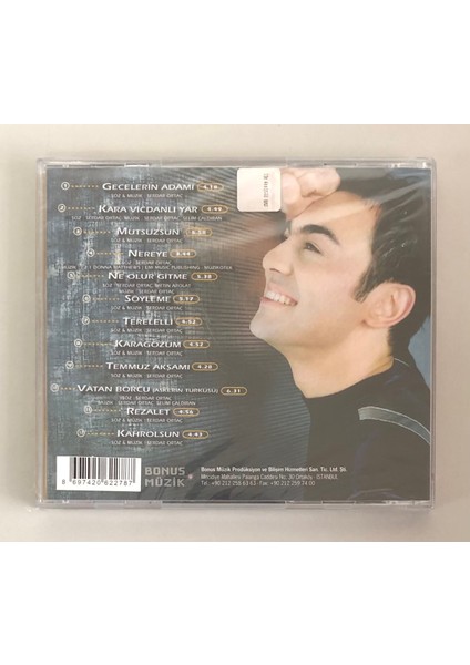 Serdar Ortaç Gecelerin Adamı CD (Dönem Baskı Orjinal Cd)