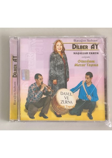 Dilber Ay Oturdum Mezar Taşına CD (Jelatininde Sıfır Dönem Baskı Orjinal Cd)