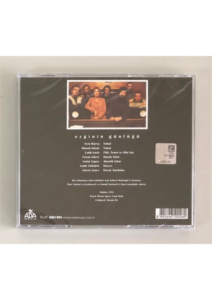 Ezginin Günlüğü Oyun CD (Jelatininde Sıfır Cd)