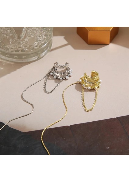 No.13 Boyutu Moda Inci Metal Püskül Olmayan Piercing Küpe Kulak Manşet Kadın Kızlar Için Yeni Trendy Punk Kişilik Kadın Kulak Klipsi Takı (Yurt Dışından) indirimleri