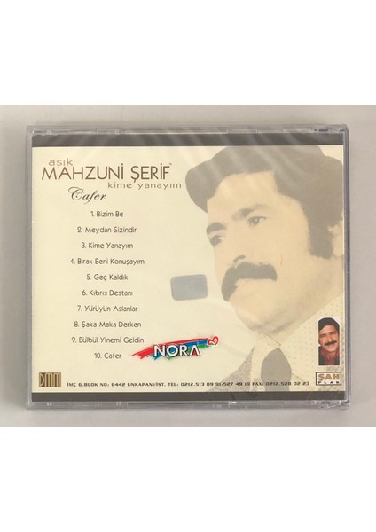 Aşık Mahzuni Şerif Cafer Kime Yanayım CD (Jelatininde Sıfır Cd)