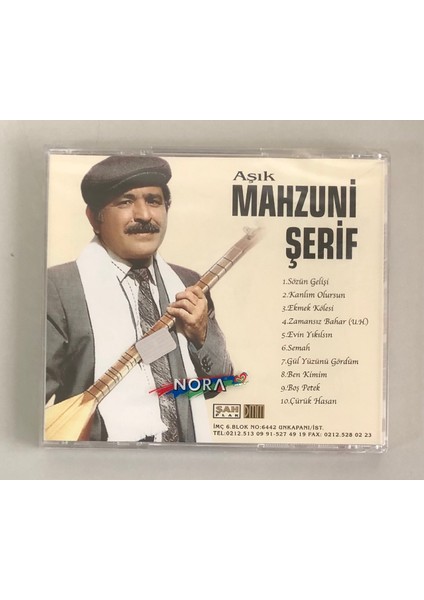 Aşık Mahzuni Şerif Ekmek Kölesi Kanlım Olursun CD (Jelatininde Sıfır Cd)