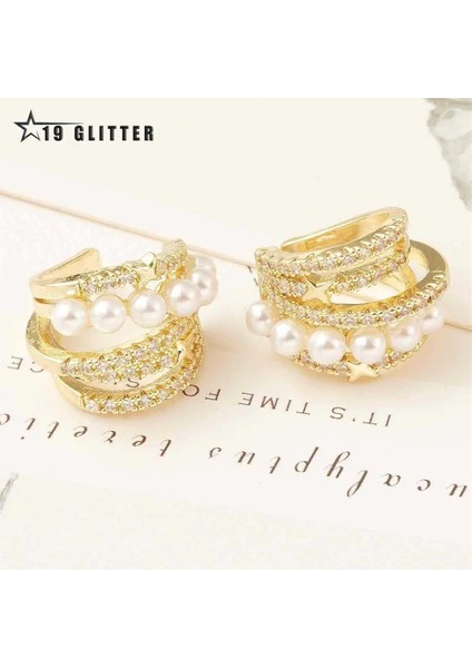Yeşil Inci Kulak Klipsi Zircoape Kulak Manşet Metal Klip Küpe Piercing Olmadan Kadınlar Için Kıkırdak Kulak Klipsi Düğün Takısı (Yurt Dışından) modelleri