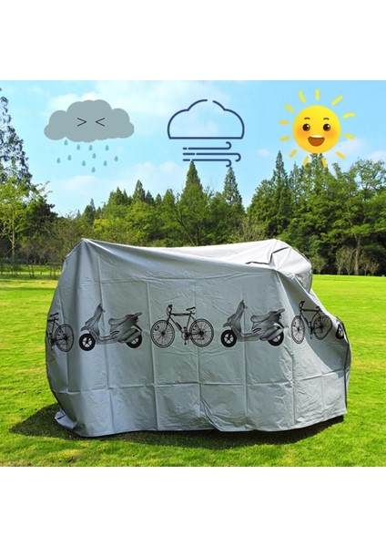Gri Tarzı Su Geçirmez Bisiklet Bisiklet Örtüsü Açık Uv Guardian Mtb Bisiklet Çantası Bisiklet Yağmuru Önlemek Için Bisiklet Örtüsü Bisiklet Aksesuarları (Yurt Dışından)