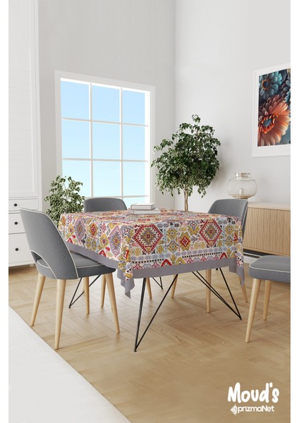 Anatolia 8 Desenli Süet Dertsiz Masa Örtüsü