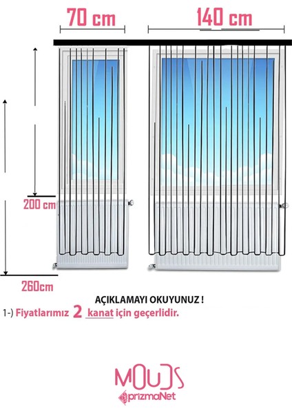 New Young Desenli Fon Perde Genç Odası Oturma Odası Süet Baskılı Ekstrafor Büzgü 2 Kanat PRD-2001