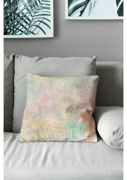 Çift Tarafı Baskılı Canvas Flower Desenli 4'lü Kombin Süet Kırlent Kılıfı modelleri