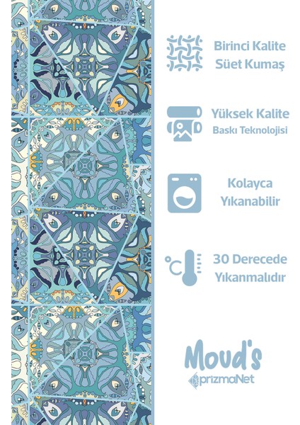 Anatolia 5 Desenli Yuvarlak Süet Dertsiz Masa Örtüsü fiyatları