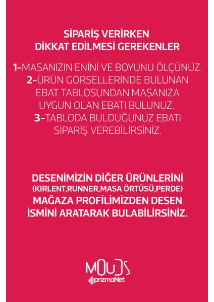 Bordo Sarı Süsleme Islamik Desenli Süet Kumaş Dertsiz Yuvarlak Masa Örtüsü