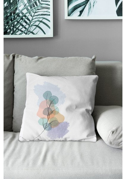 Çift Tarafı Baskılı Selha Desenli 4'lü Kombin Süet Kırlent Kılıfı modelleri