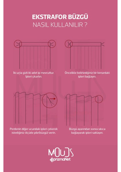 Brush Art 1 Desenli Süet Oturma Odası, Salon Fon Perde Baskılı Ekstrafor Büzgü 2 Kanat PRD-1003