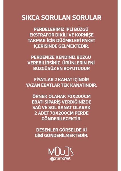 Art Flora Desenli Süet Oturma Odası Salon Fon Perde Baskılı Ekstrafor Büzgü 2 Kanat PRD-1029