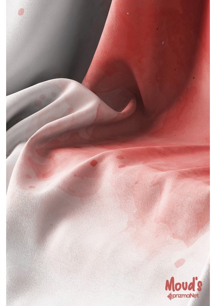 Poppy Red Desenli Süet Dertsiz Masa Örtüsü modelleri