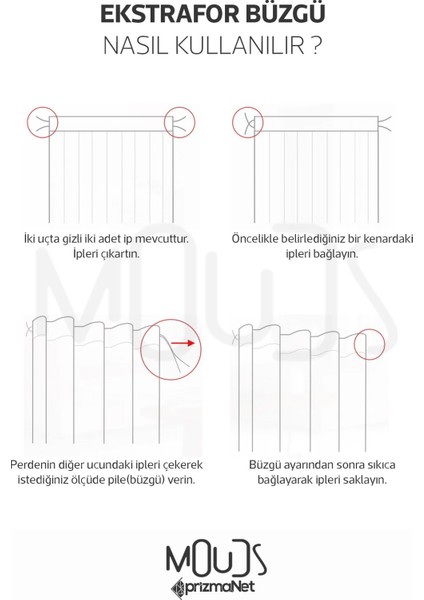 Kuğu Desenli Fon Perde Çocuk ve Bebek Odası Süet Baskılı Ekstrafor Büzgü 2 Kanat Prd-40