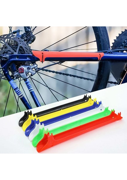 Yeşil Stil Bisiklet Zinciri Zincirleme Koruyucu Yol Bisikleti Bakımı Yüzey Koruma Kauçuk Dağ Bisikleti Zincirleri Koruyucu Pegatinas Para Bicicleta (Yurt Dışından)