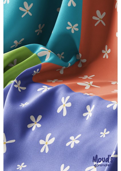 Parçalı Çiçekli Desenli Süet Dertsiz Masa Örtüsü modelleri