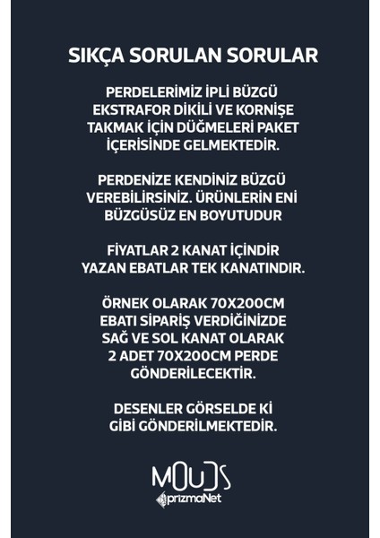 Omegu 4 Desenli Süet Oturma Odası Salon Fon Perde Dijital Baskılı Ekstrafor Büzgü 2 Kanat PRD-1054