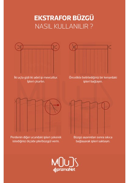 Parçalı Çiçekli Desenli Süet Oturma Odası Salon Fon Perde Baskılı Ekstrafor Büzgü 2 Kanat PRD-1005