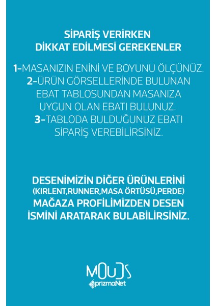 Mavi Sarı Islamik Desenli Süet Kumaş Dertsiz Yuvarlak Masa Örtüsü fırsatları