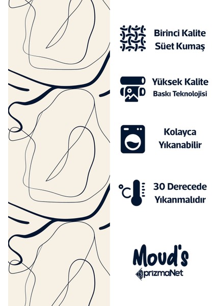 Omegu 4 Desenli Süet Dertsiz Masa Örtüsü fiyatları