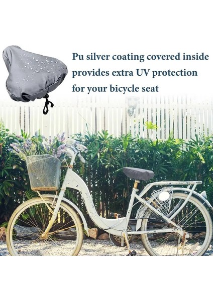 Gri Tarzı Bisiklet Koltuğu Yağmur Kapağı |kadınlar Için Bisiklet Koltuğu Kılıfı |su Geçirmez Bisiklet Koltuğu Kapağı Bisiklet Sele Yağmur Toz Kapağı Koruyucu Bicyc (Yurt Dışından) fiyatları