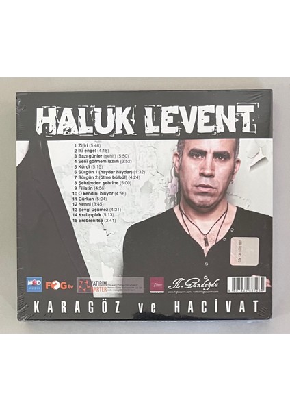 Haluk Levent Karagöz ve Hacivat CD (Jelatininde Sıfır Cd)